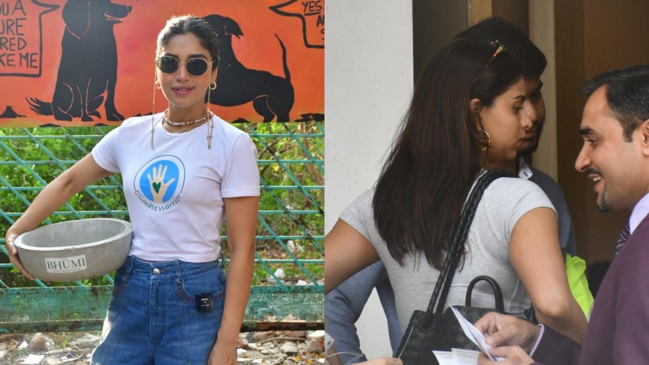 Spotted in the city: Bhumi Pednekar installs water bowls for animals and birds