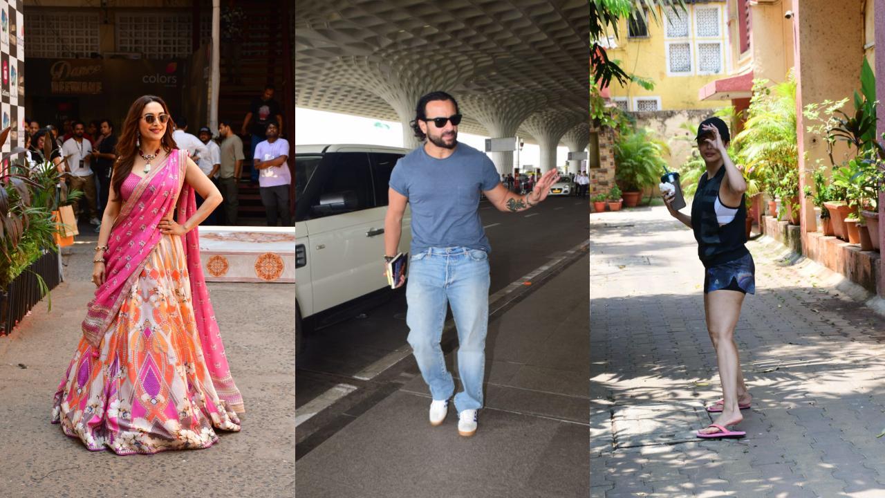 Spotted in the city: Madhuri Dixit, Saif Ali Khan, Malaika Arora and others