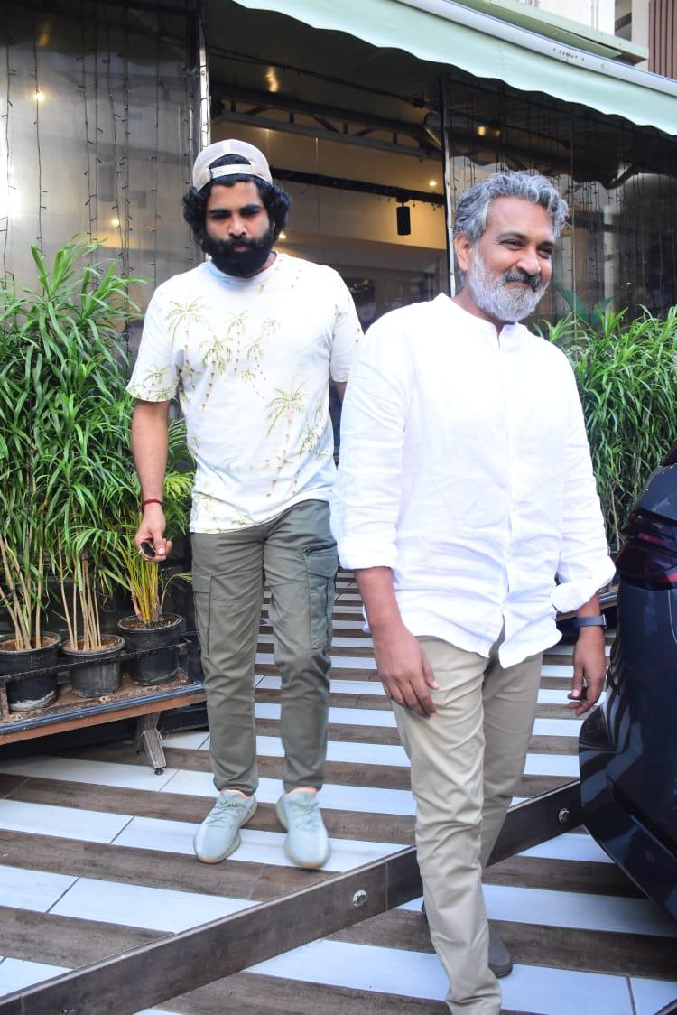 SS Rajamouli was spotted in Mumbai with friends 