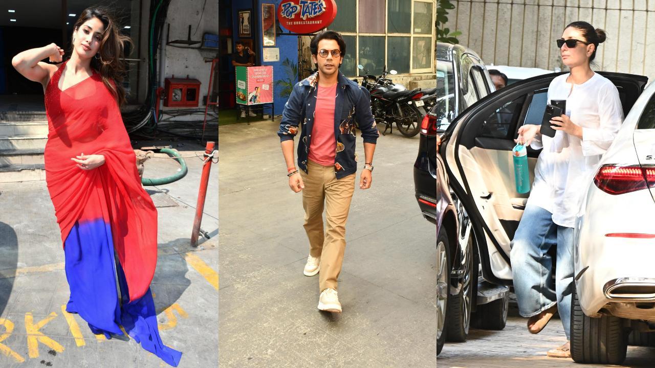 Spotted in the city: Kareena Kapoor, Janhvi Kapoor, Rajkummar Rao and others