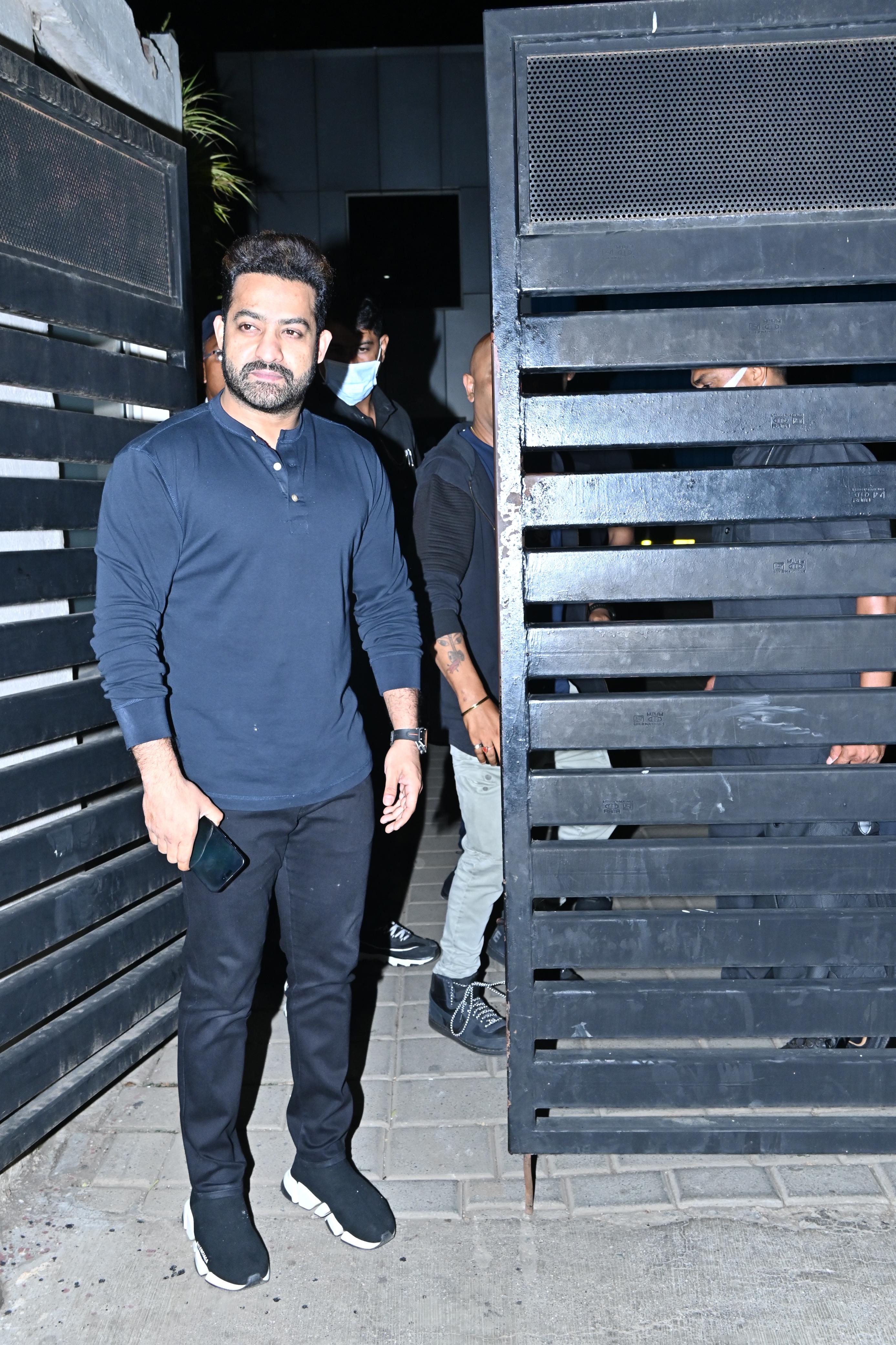 Jr NTR was snapped as he jetted off