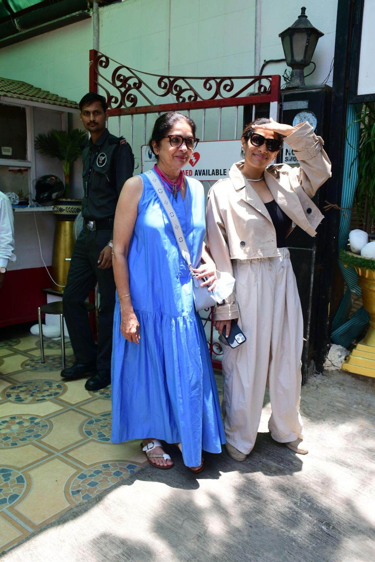 Mom-to-be Masaba Gupta was seen with her mother and veteran actress Neena Gupta. 
