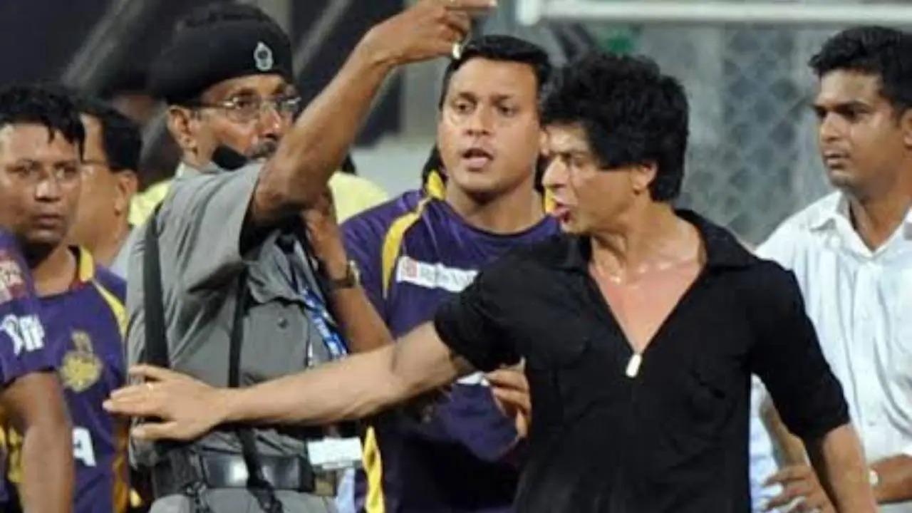 It's Shah Rukh Khan's infamous fight at the Wankhede stadium that has resurfaced on the internet. Read full story here    