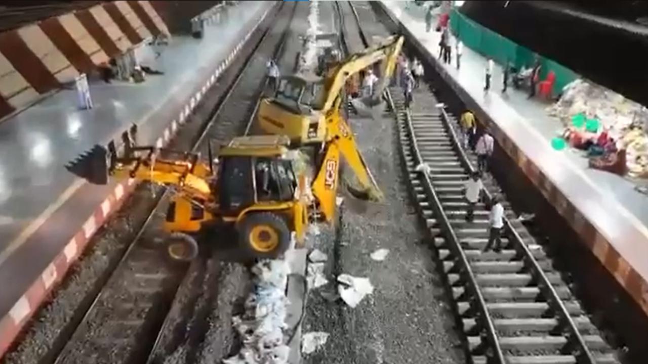 Railways have appealed to the commuters to avoid travelling in local trains if not necessary since services of long-distance trains and Mumbai local trains will be affected. 