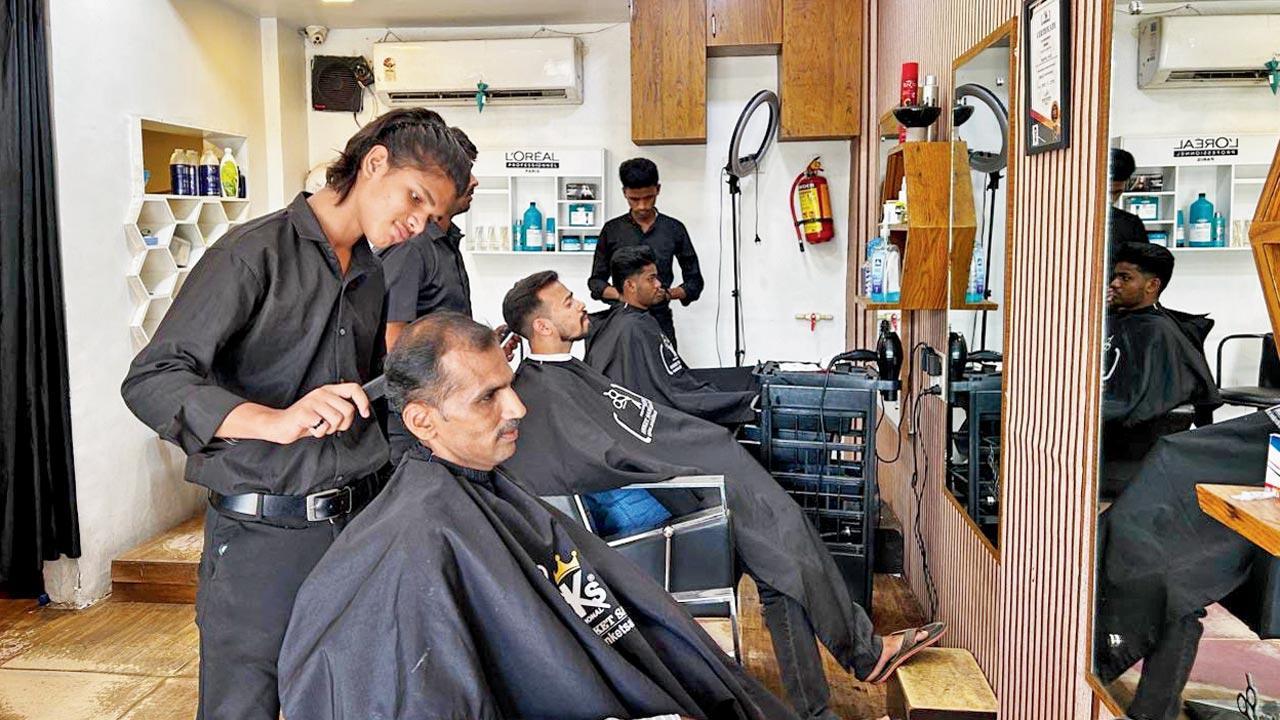 India General Elections 2024: Virar salon treats voters to free haircuts on polling day