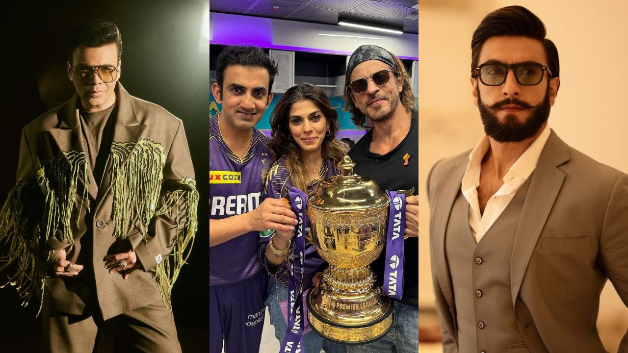 IPL Final 2024: Ranveer Singh, Karan Johar and others congratulate KKR and SRK for the big win