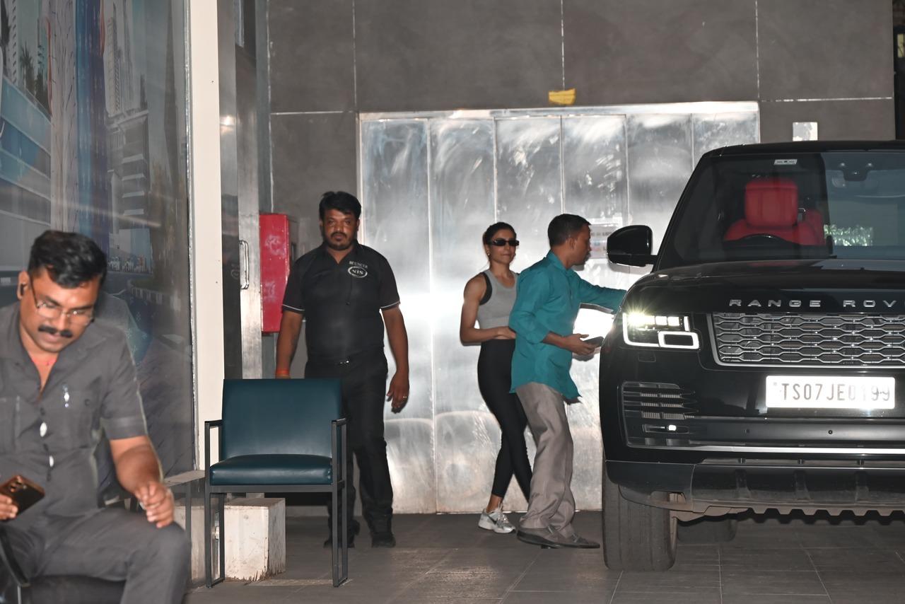 The actress was seen in a stunning gym wear that flaunted her toned physique