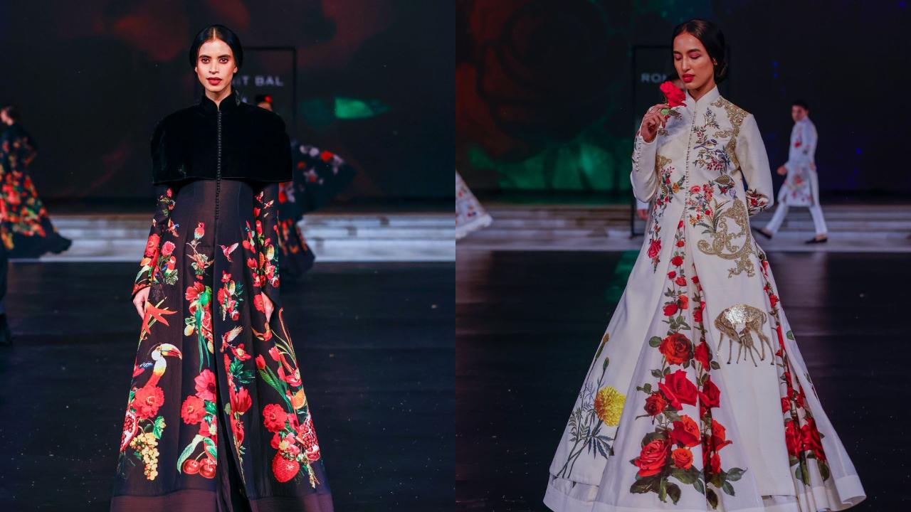 The intricate emroidery on each piece added a vibrant flair to the collection. 