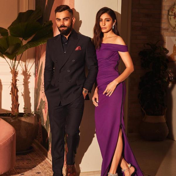 Formal fashion
Kohli has aced formal looks several times. Here, he is wearing an all-black suit with a red pocket square that adds a pop of colour. 