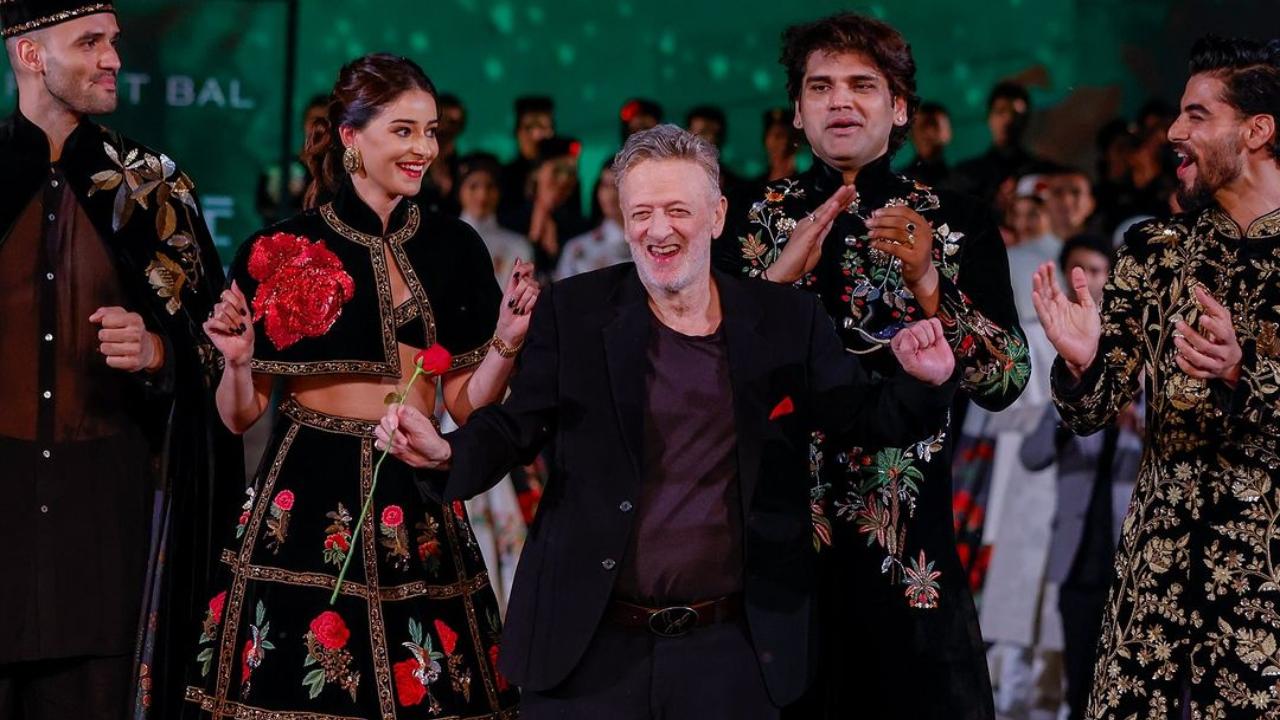 The highlight of his last show was Bal’s spirited dance as he walked the runway alongside the models.
 