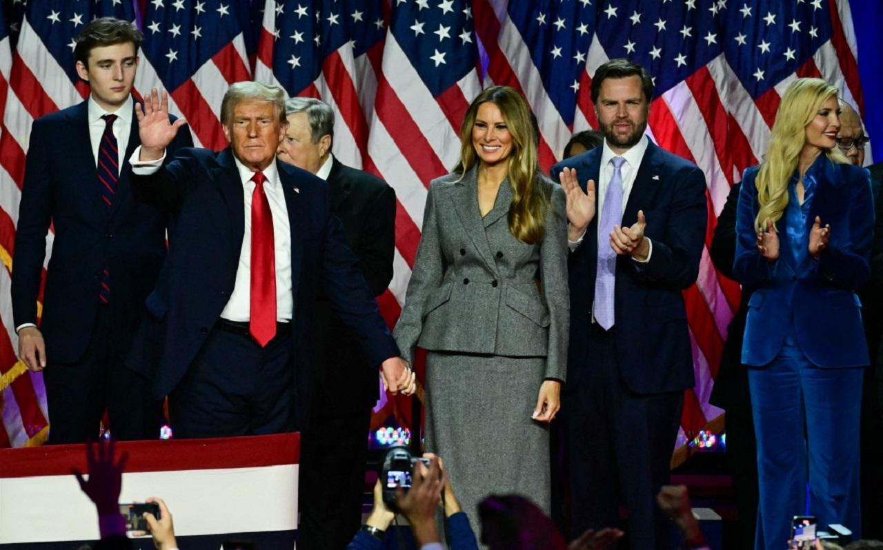 According to races called by the Associated Press up to 7 pm (IST), 277 electoral votes had gone to Trump and 224 to Harris