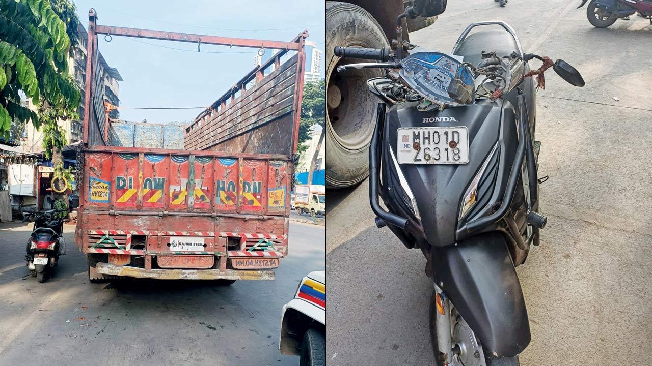Dharavi woman, 26, killed in truck -scooter collision