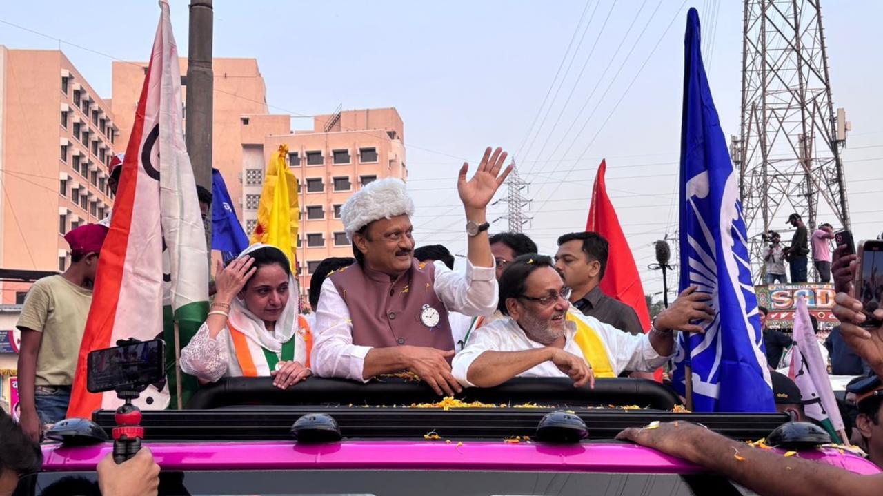 Maharashtra polls: NCP chief Ajit Pawar campaigns for Nawab Malik, his daughter Sana