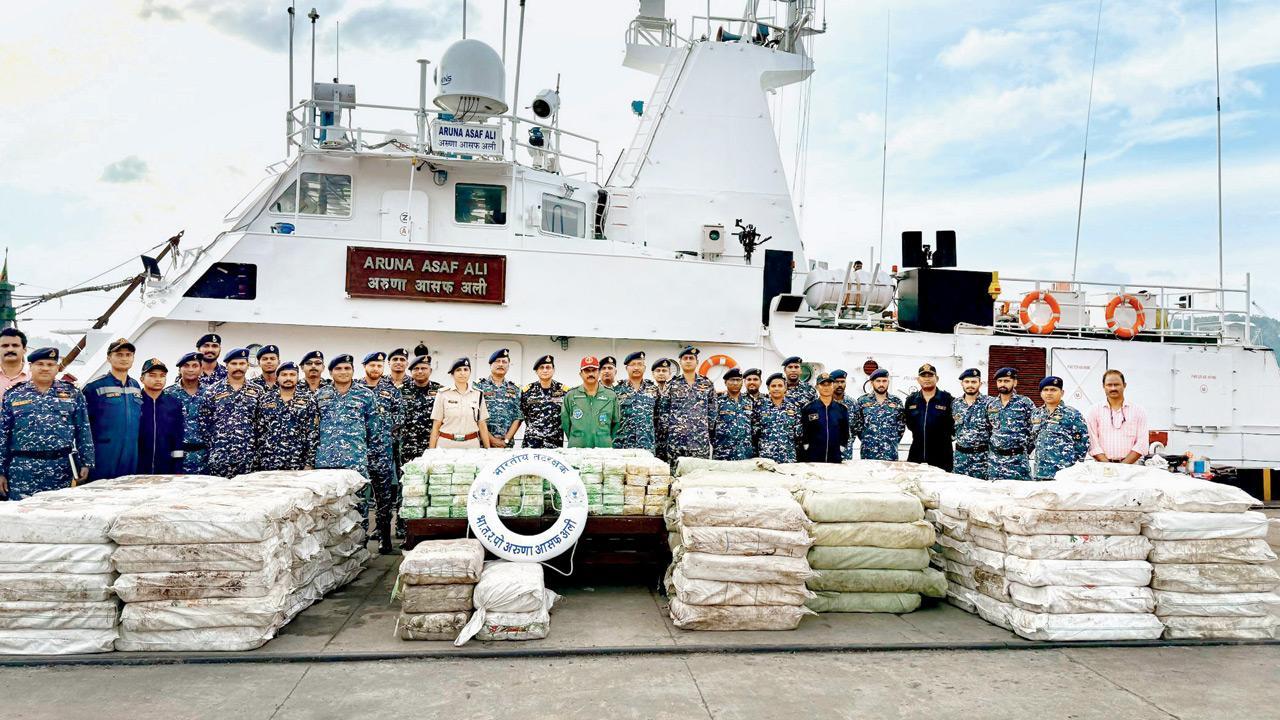 Indian Coast Guard seizes 5,500 kg drugs in Andaman waters