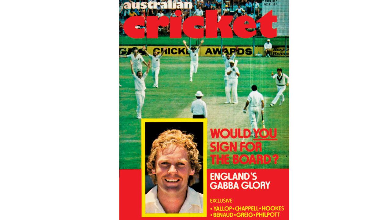 The Australian Cricket magazine which covered the 1978 Australia  v England Brisbane Test