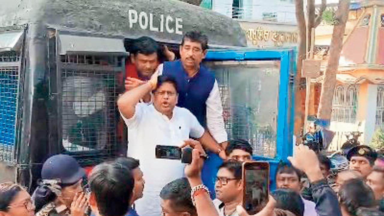 West Bengal police arrest state BJP president Sukanta Majumdar
