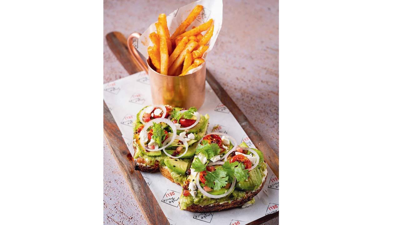 Avocado sourdough sandwich 