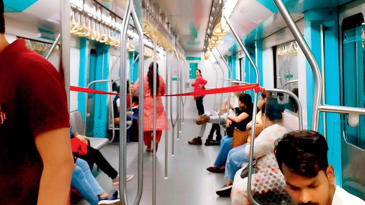 Mumbai Metro Line 3 faces operational glitch, commuters stranded for an hour