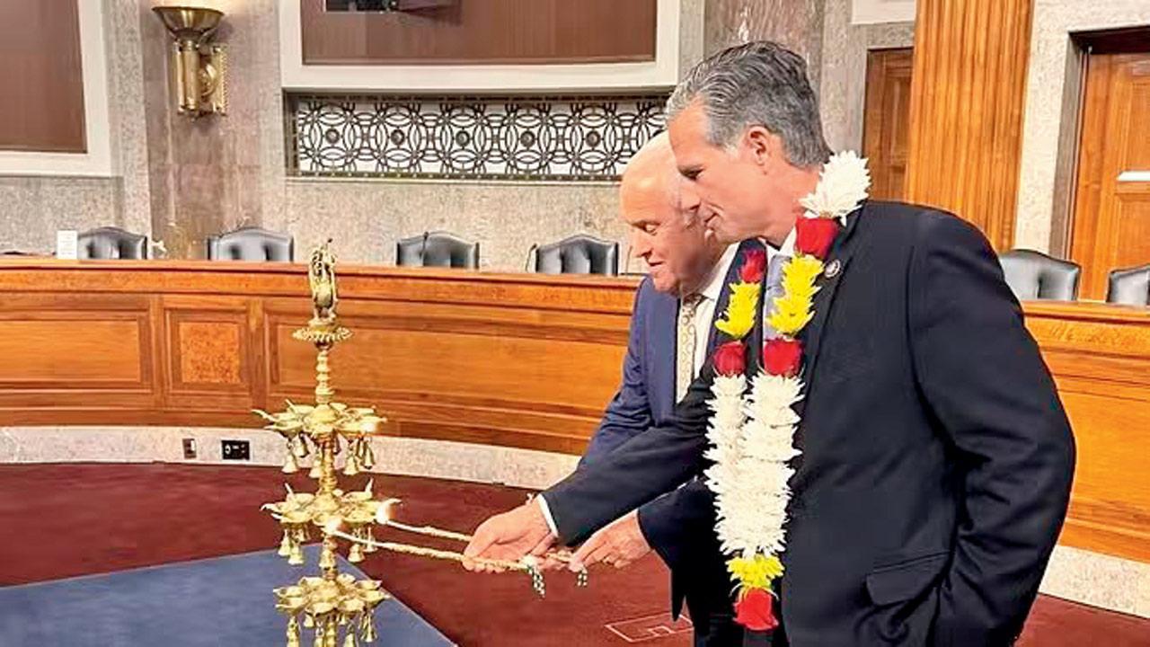 Diwali celebrated as first big event after US prez polls