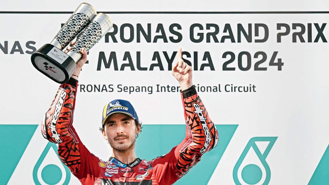 Bagnaia wins in Malaysia to keep title race alive