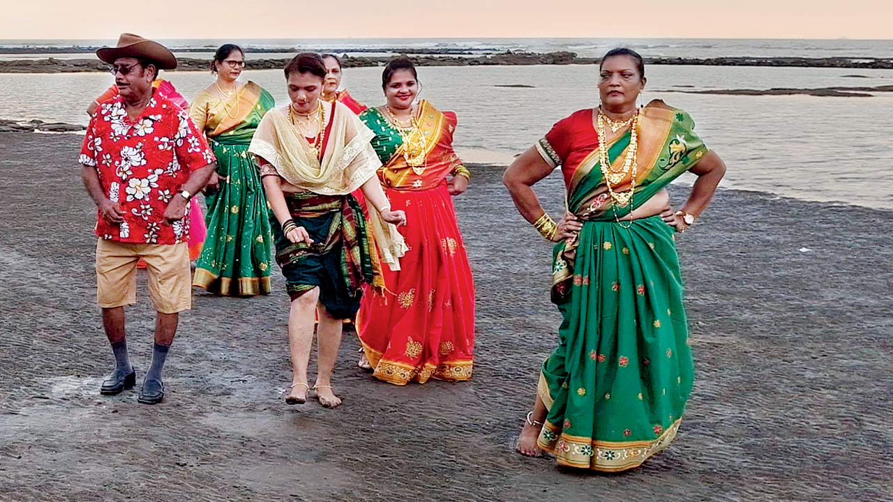 Crompton Texeira (extreme left) in a moment from the music video