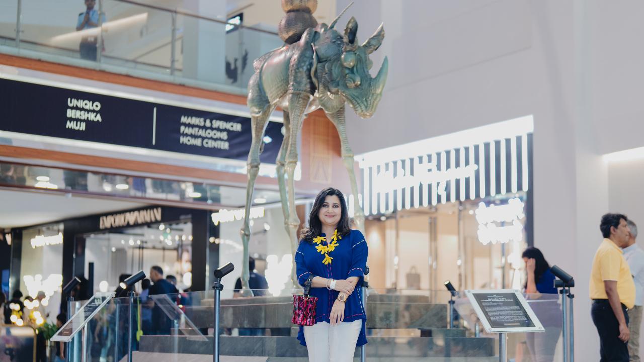 Dalí, one of the 20th century's most iconic surrealist artists, continues to inspire with his dreamlike works that challenge the boundaries of reality. Gayatri Ruia said art has always been a passion of hers and thus an extension and integral part of Phoenix Palladium’s vision. In the past, the mall has put on display exquisite metal art by Valay Shende to works by artists acquired by Phoenix malls over the years including Thukral & Tagra, Ravinder Reddy, and William Kentridge