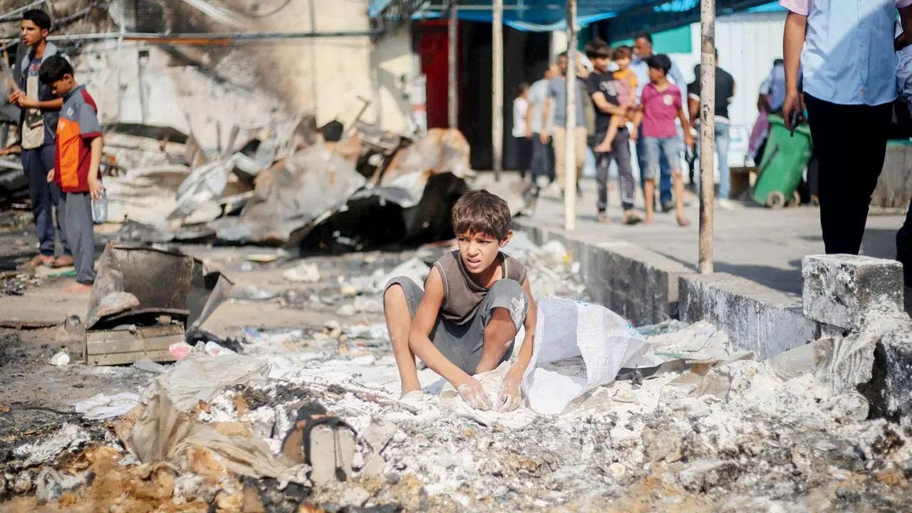 Four children among six injured in attack on Gaza vaccination centre