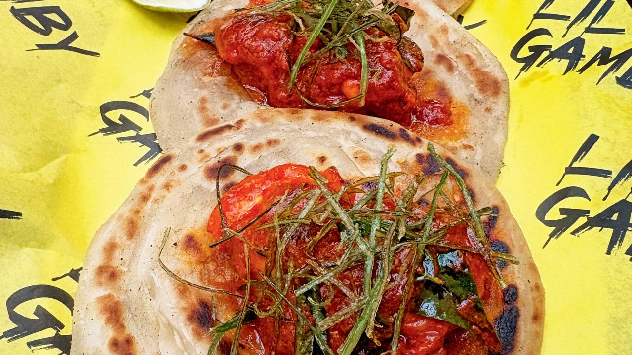 Ghee roast tacos