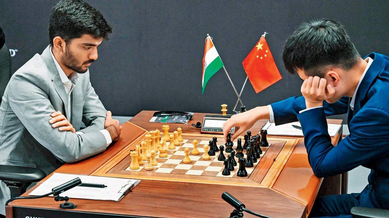 Gukesh claws back to draw with champ Liren