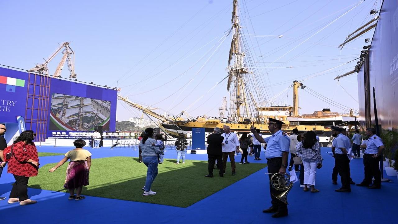 Amerigo Vespucci is a 93-year-old ship which is now a part of the Italian Navy 