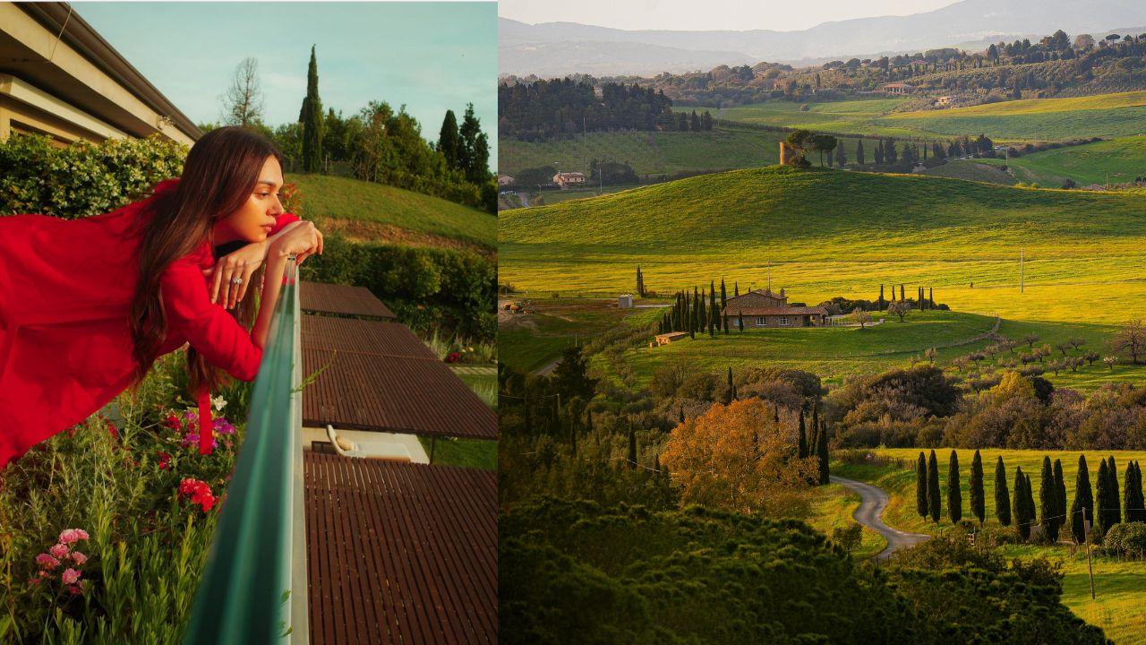 2. Tuscany, Italy 
Famous for its rolling hills, charming vineyards, and authentic Italian cuisine, Tuscany offers countryside charm at its finest. Visitors can enjoy wine tastings, rustic farm stays, and artistic treasures in medieval townsRecent Visitor: Aditi Roy Hydari Photo courtesy: Instagram/@aditiraohydari, Pexels