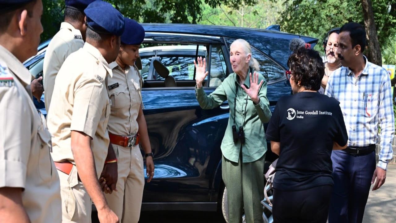 Goodall also participated in 'The 15th Literature Live! The Mumbai Litfest' on Monday, where her address on ‘Reasons For Hope’ received a standing ovation from audience