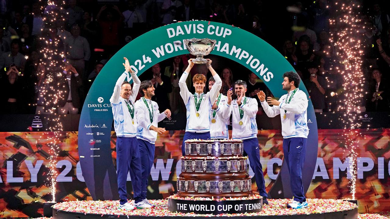 Dope issue overshadows Sinner’s Davis Cup win