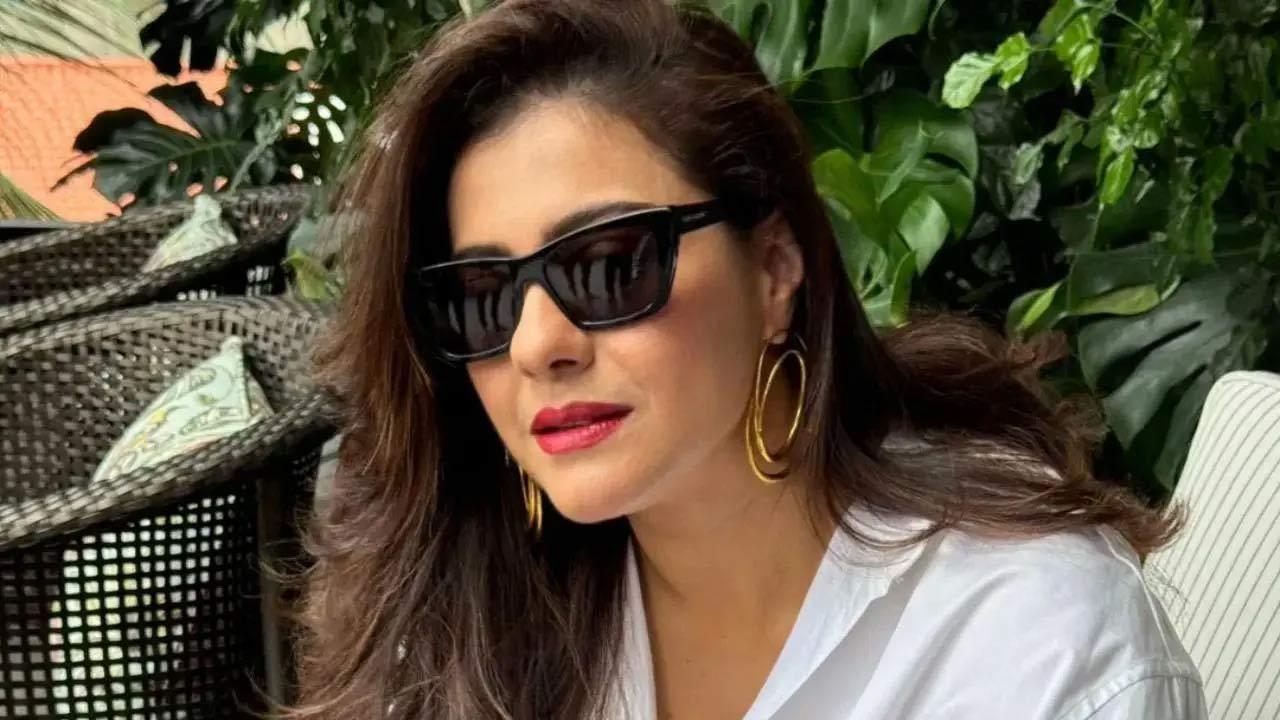 Kajol celebrates Children's day drops cute pics with daughter Nysa, son Yug