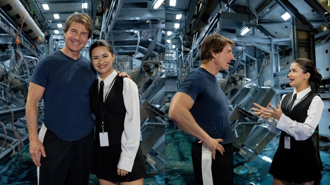 Avneet Kaur meets Tom Cruise on the sets of Mission: Impossible: ‘I’m still pinching myself’