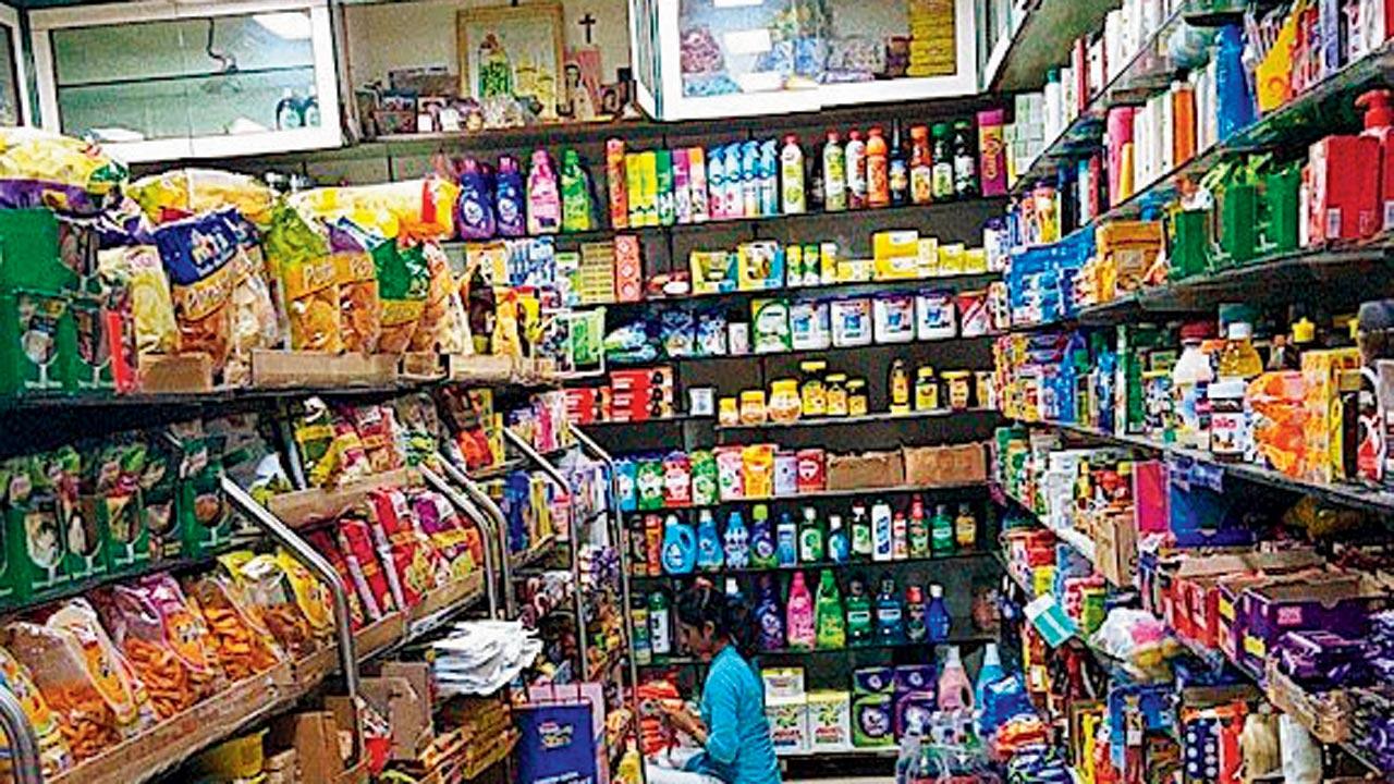 An aisle in Mount Mary Stores