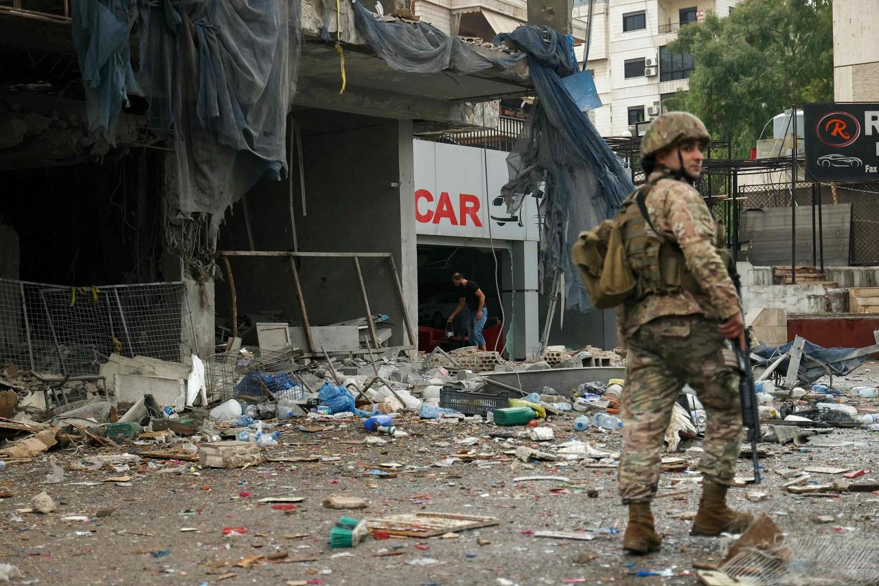 Meanwhile, Israeli forces continued their campaign in Gaza. In the southern part of the territory, an Israeli strike hit a group of people gathered outside in an eastern district of Khan Younis, killing at least eight Palestinians, including four children and a woman, the Gaza Health Ministry's emergency services said. The city's Nasser Hospital, which received most of the bodies, confirmed the figures