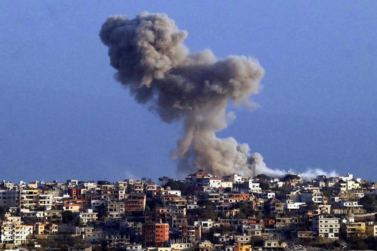 Israeli Prime Minister Benjamin Netanyahu visited the border with Lebanon on Sunday, saying his focus was trying to keep Hezbollah from rearming itself through the 