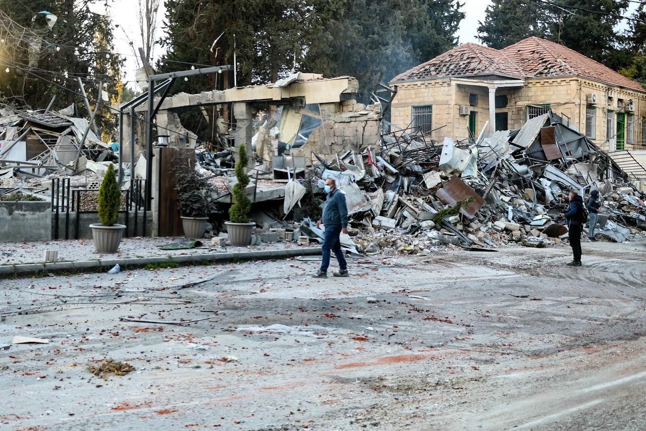 Body camera footage of the raid released by the army showed soldiers seizing a man in a white tank top inside a building. The man was brought to Israel for interrogation, the military said
