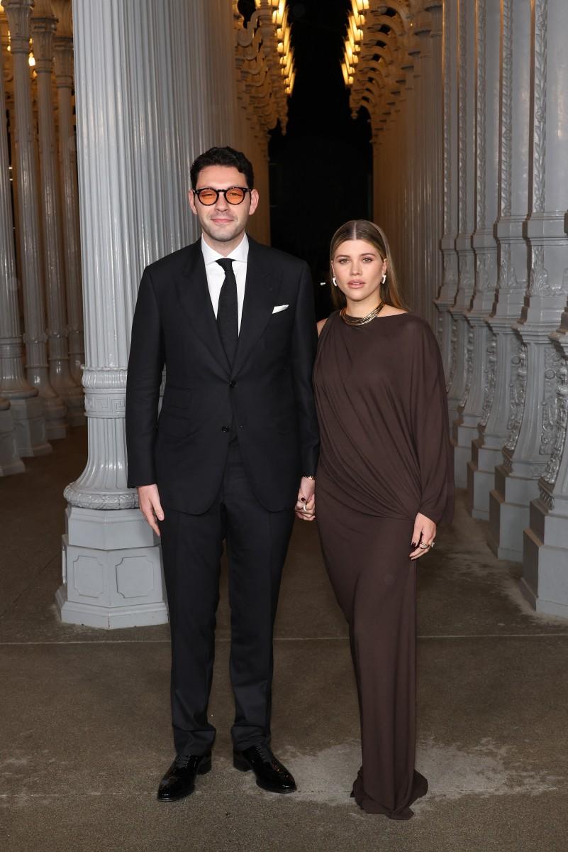 Elliot Grainge and Sofia Richie Grainge attend the 2024 LACMA Art+Film Gala at Los Angeles County Museum of Art 