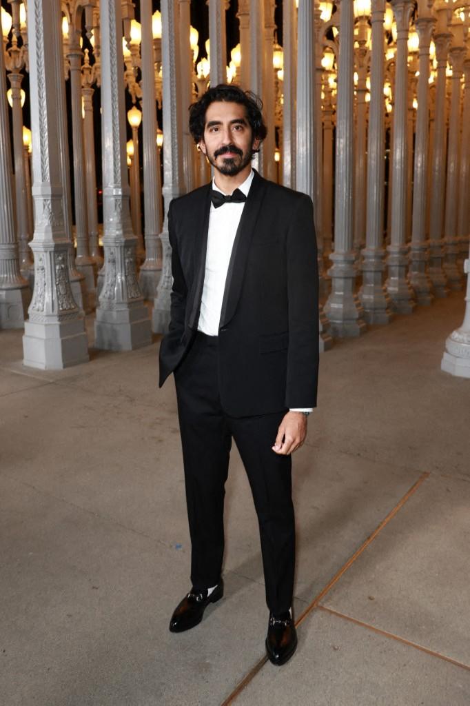 British actor Dev Patel attends the LACMA Art+Film Gala at the Los Angeles County Museum of Art 