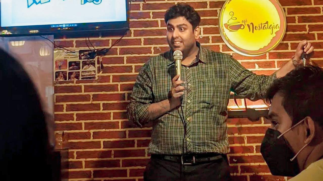 Siddhartha Shetty performs at the club’s older venue