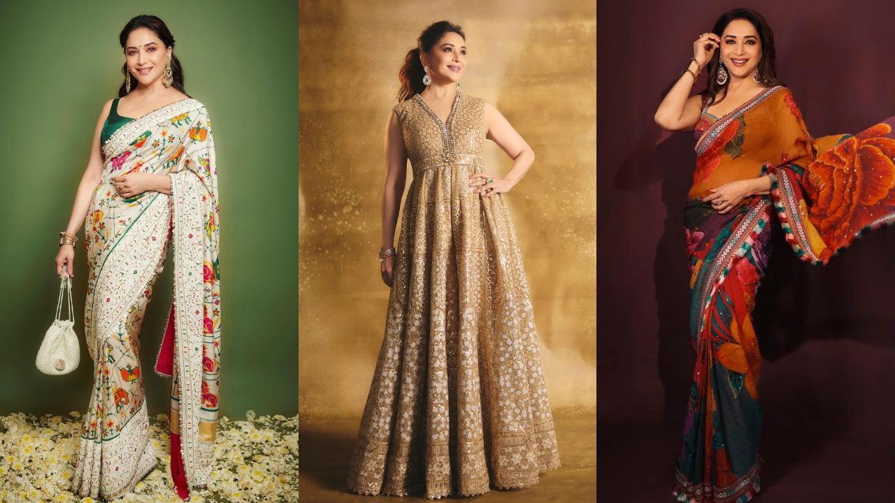 Madhuri Dixit-inspired ethnic fits' that’ll make you the star of any wedding