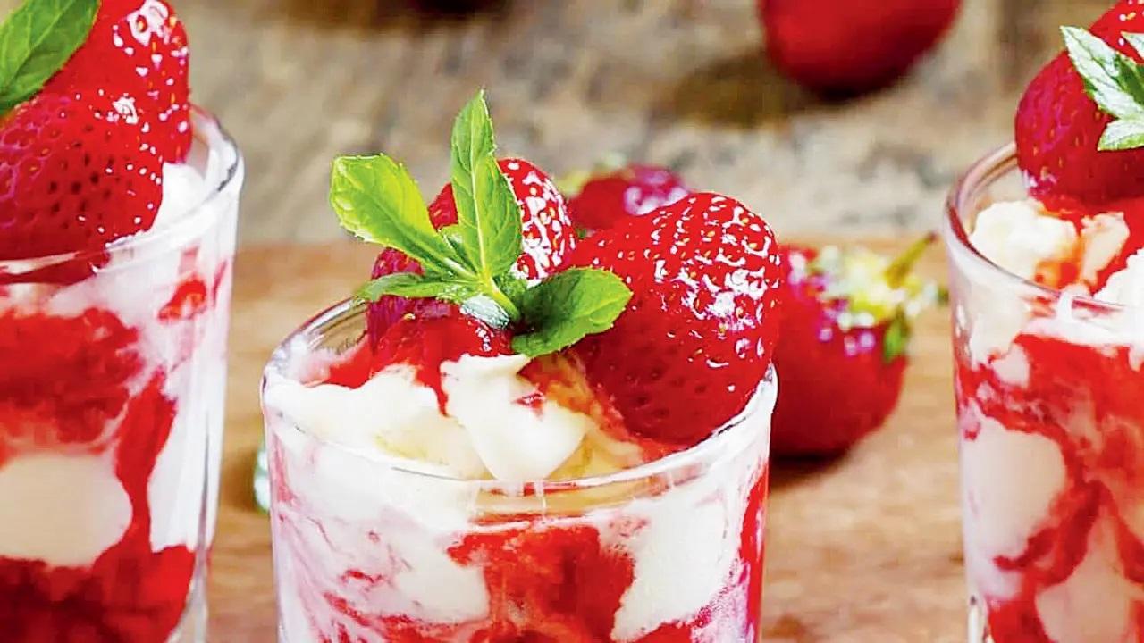 Savour the sweetnessThis Time: less treat brings together farm-fresh strawberries layered with smooth ice cream, drizzled with sweet syrup, and topped with a generous helping of whipped cream for a juicy strawberry surprise.Time: 11.30 am to 11.30 pm AT Mahabaleshwar Juice Centre, Olivia Prime, Uthalsar, Thane West. Call: 9082175829Cost: Rs 150 onwards