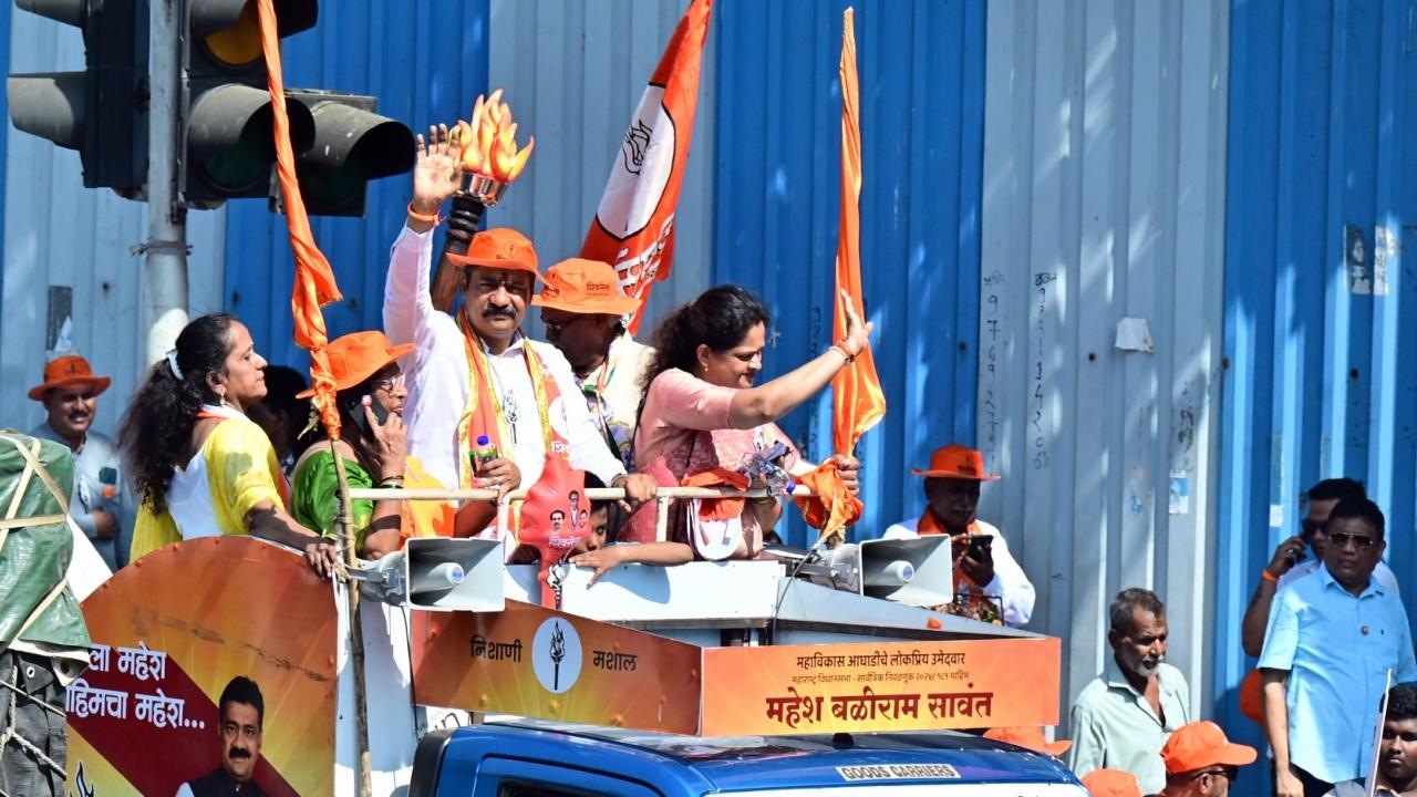 He held door-to-door campaigns in the Dadar-Mahim constituency, which houses the famous Shivaji Park