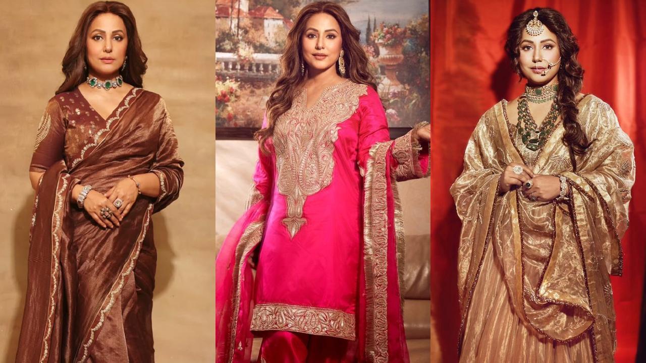 Hina Khan-inspired looks for perfect wedding wardrobe