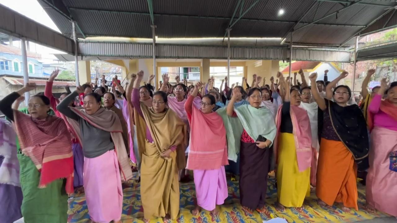 Manipur: Protests held against re-imposition of AFSPA, killing of women and children