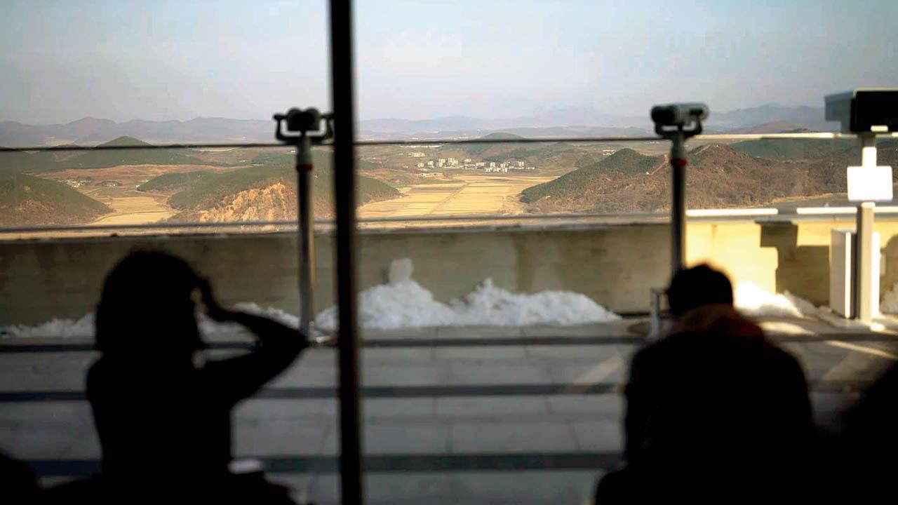 Observe North Korea while sipping on coffee