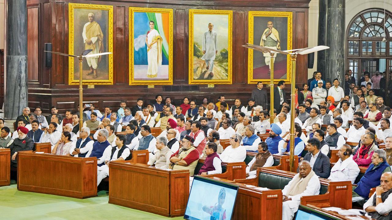 Oppn demands debate on Constitution in both Houses