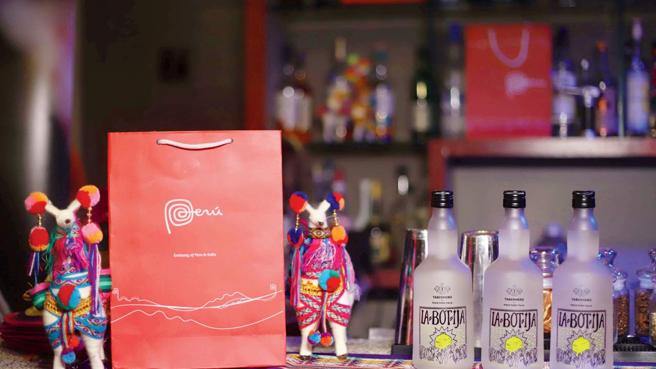 The menu will feature Peruvian white brandy, Pisco along with other dishes